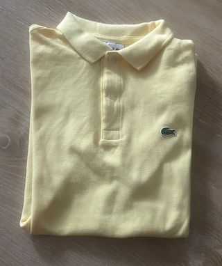 Polo Lacoste Amarillo Talla 16