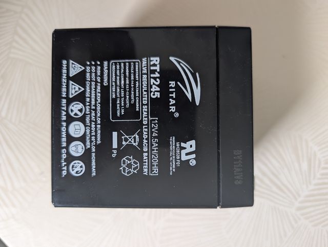 Batteria Ritar RT1245 12V 4.5AH