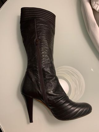 Stivali Emma in pelle neri