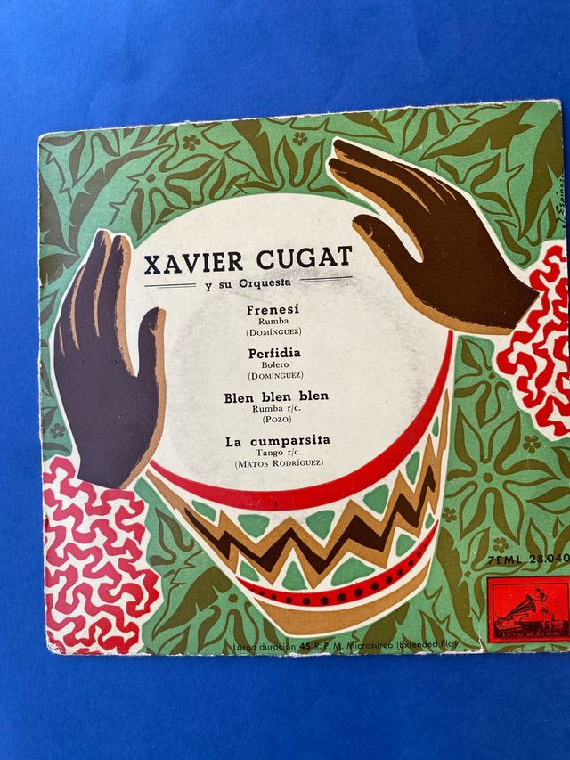 Disco Vinilo 45 RPM Xavier Cugat Orquesta