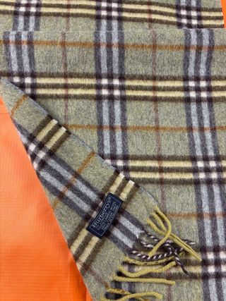 Bufanda Burberry Cuadros Lana Multicolor