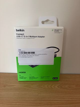 Adaptador USB-C Gigabit Ethernet HDMI SD