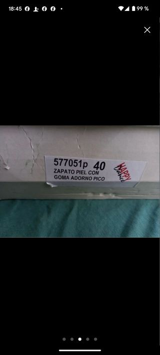 Zapatos Flamenco Iniciación Talla 40 Negros