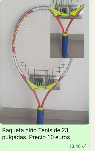 Raqueta de tenis infantil 23 pulgadas
