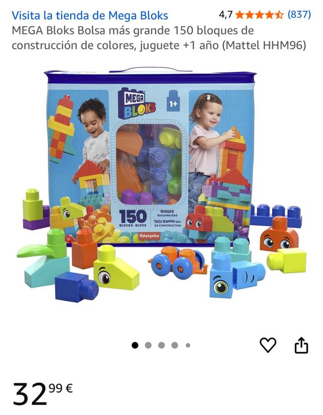 MEGA Bloks Bolsa Grande 150 Bloques