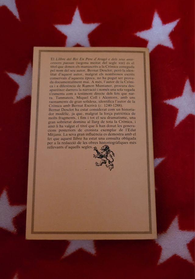 Crònica de Bernat Desclot. Literatura catalana