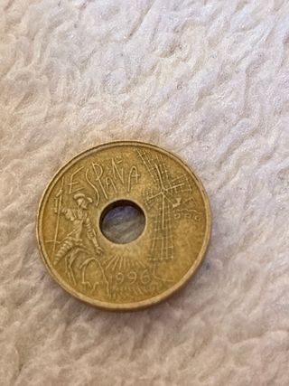 Moneda 25 Pesetas Castilla La Mancha