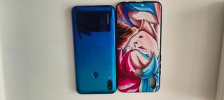 Huawei P smart 2019 blu + custodia Goku