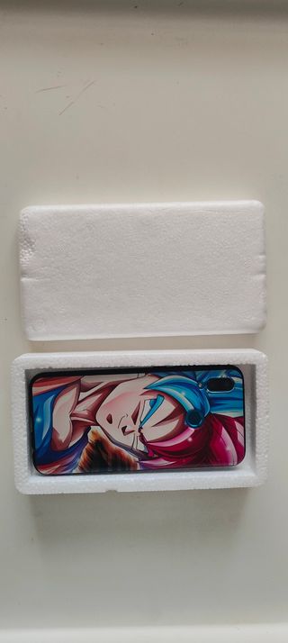 Huawei P smart 2019 blu + custodia Goku