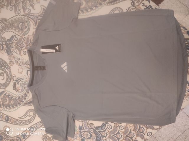 Camiseta Adidas Running Gris Talla M