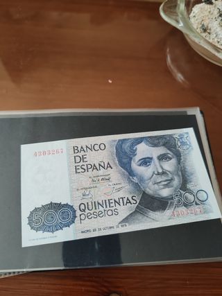 Billete de pesetas 