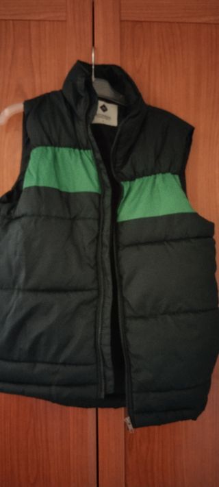 Chaleco Negro y Verde