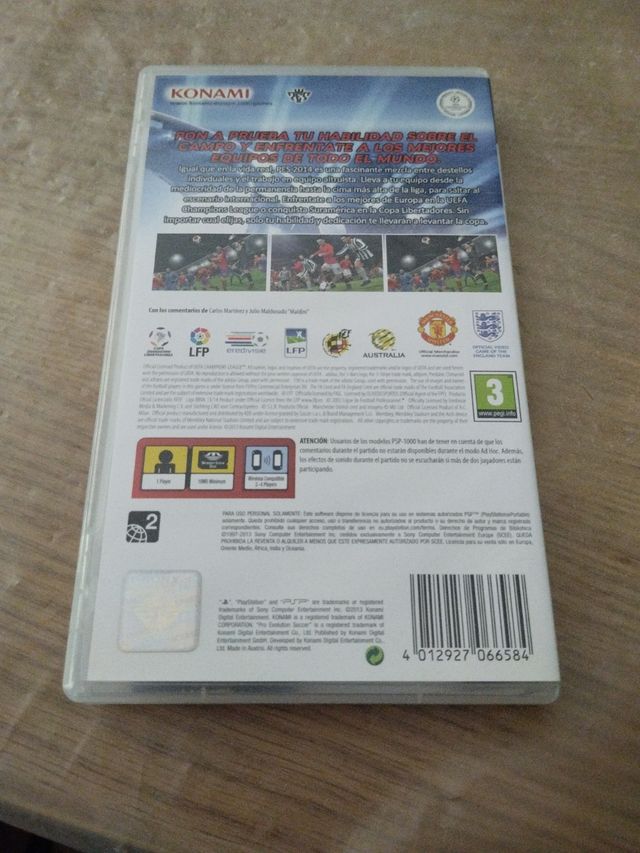 Pes 2014 PSP Konami