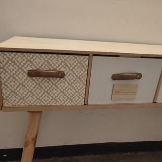 Recibidor consola de madera