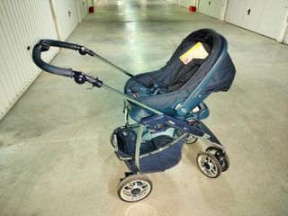 Carrito Bebecar con silla de coche, capazo, máximo