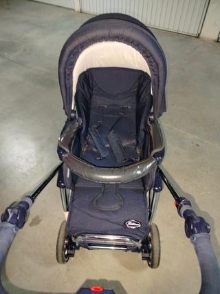 Carrito Bebecar con silla de coche, capazo, máximo