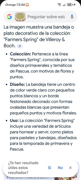 Bandeja Villeroy & Boch Flores