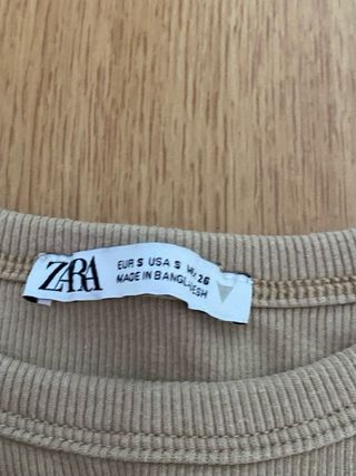 Zara Top Beige 