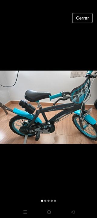 Bicicleta infantil Blue Ice
