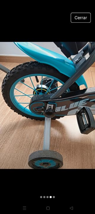 Bicicleta infantil Blue Ice