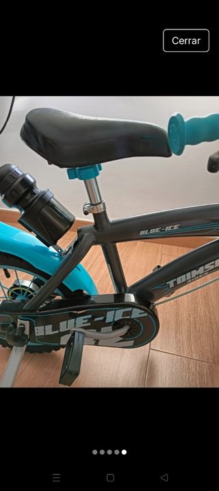 Bicicleta infantil Blue Ice