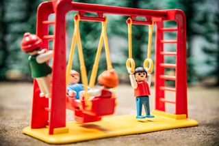 Playmobil 3552 Niños en columpio 1983