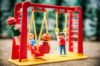 Playmobil 3552 Niños en columpio 1983