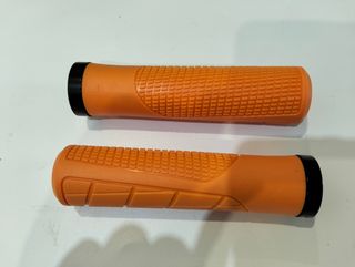 Puños Bicicleta Naranja Nuevos