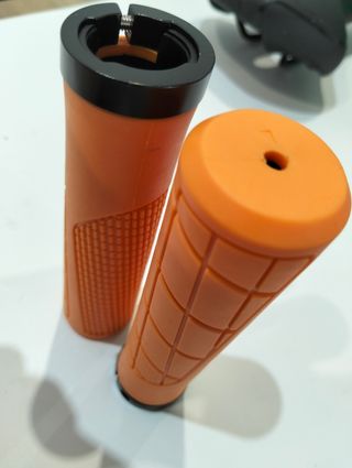 Puños Bicicleta Naranja Nuevos