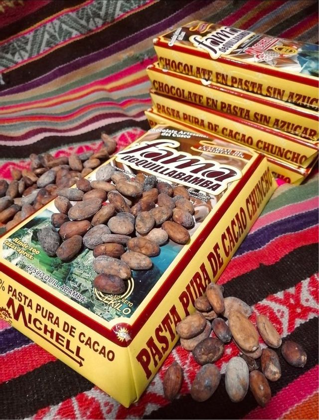 Pasta pura cacao chuncho peruano