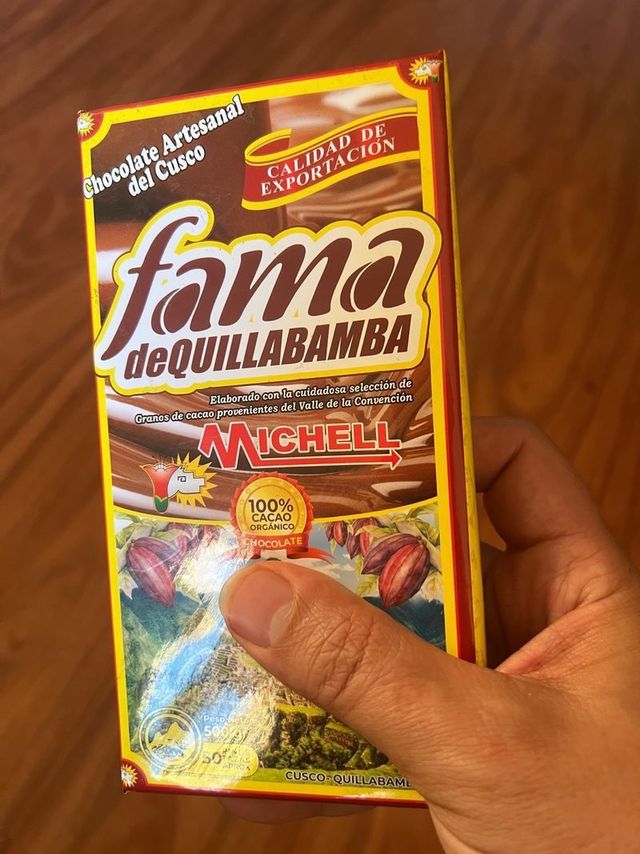 Pasta pura cacao chuncho peruano