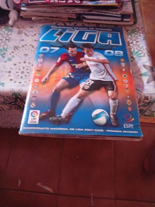 Álbum Cromos Fútbol Liga 2007-2008
