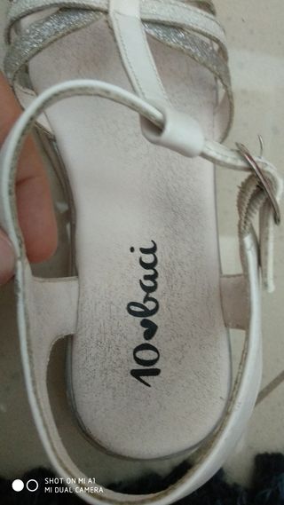 Sandali bianchi bambina