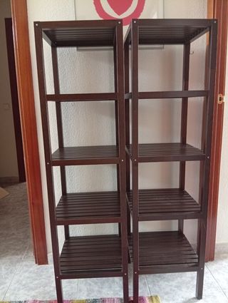 Estanterías Ikea Molger Marrón Madera 2 unidades
