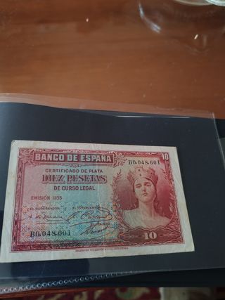 Lote de 13 billetes de España 
