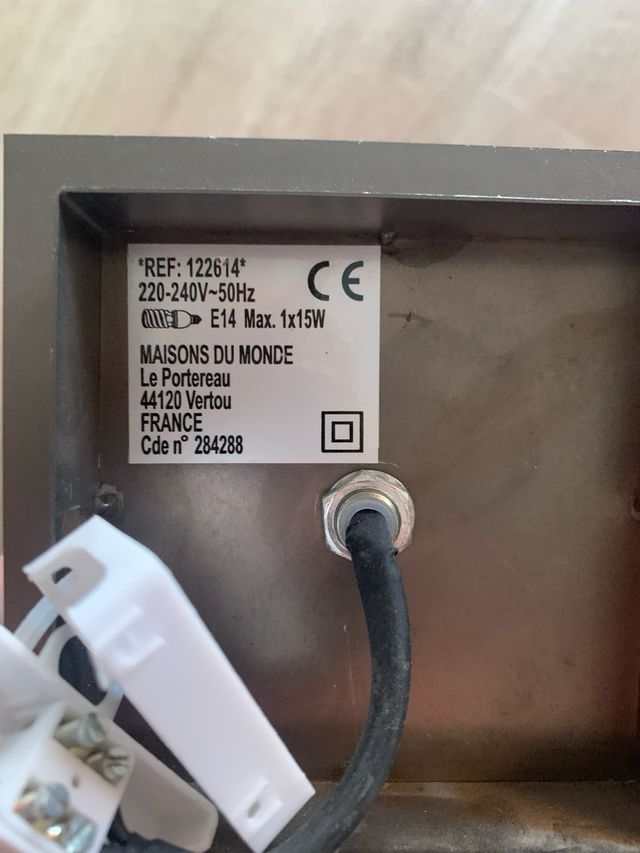 3 Apliques de pared plateados Masion du Monde