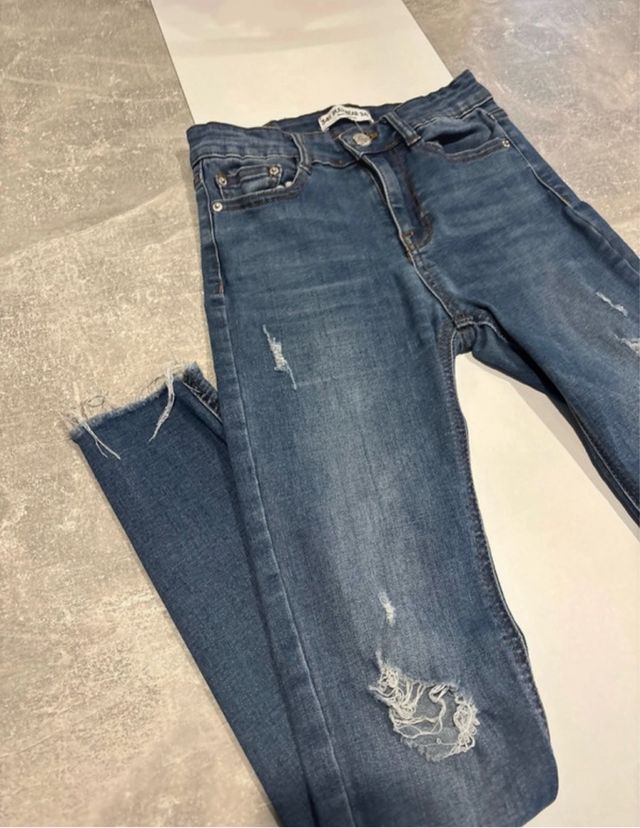 Vaqueros Pull&Bear Azules Desgastados