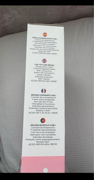 Cepillo modelador 5 en 1