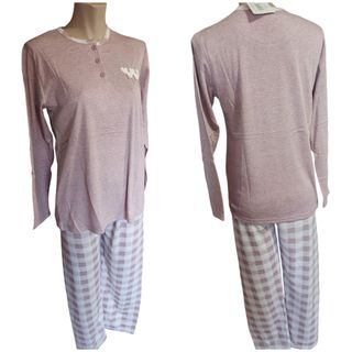 Pijama 2 piezas 100% Algodón Talla M Rosa