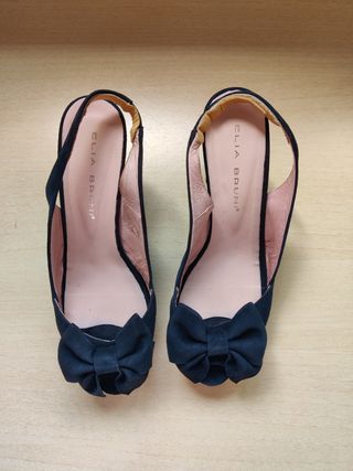 Tacones Elia Bruni Azul marino