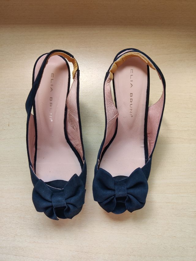 Tacones Elia Bruni Azul marino