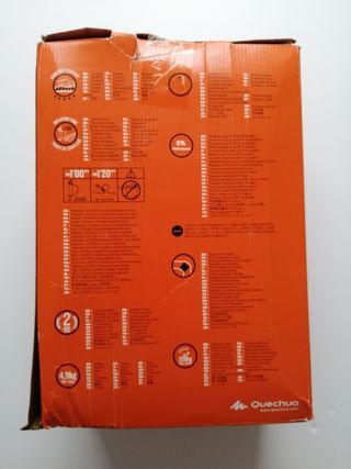 Colchón Hinchable Quechua Air Seconds 140 + bomba