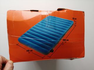 Colchón Hinchable Quechua Air Seconds 140 + bomba