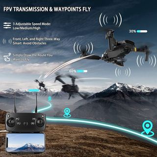 Drone 1080p HD WiFi - Cámara 4K.NUEVO