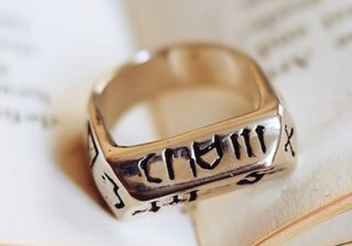 Anillo Réplica Juana de Arco Plata Talla 8 USA