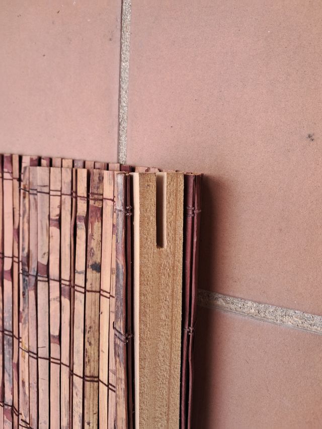 Estor Bambú Techo Persiana Teñida