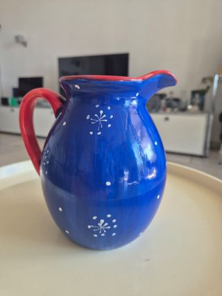 Caraffa xmas  Ceramica Blu/Rosso