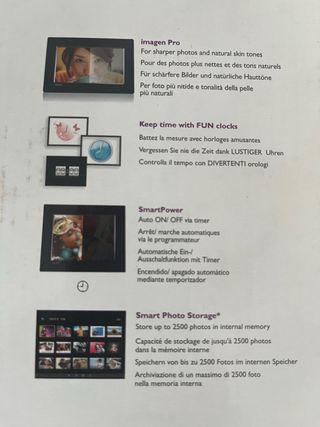 Marco Digital Fotos Philips 8 pulgadas