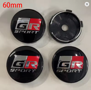 4 Tapas Cubo Rueda 60mm Toyota GR Sport