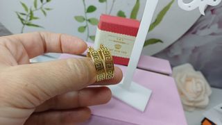 Pendientes Aro Greca Chapado Oro 18k